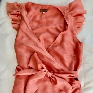 Roberta Freymann Silk Wrap Top